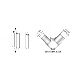NAROŻNIK COKOŁU V MULTICORNER 100  INOX