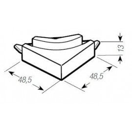 ZAL NAROŻNIK NAKŁ 90 ALUMI  2szt. 779950