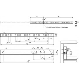 PROWADNICA GTV  KULKOWA  17/310 PK-0H17310XP