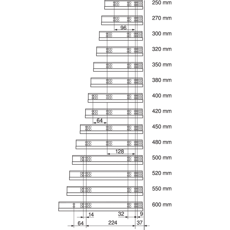 PROMO PROWADNICA TANDEM 560H6000C  BEZ BLUMOT  ***