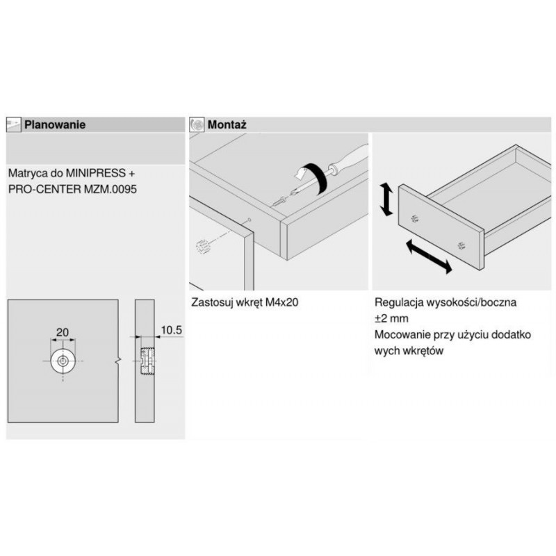 REGULATOR FRONTU BLUM           295.1000