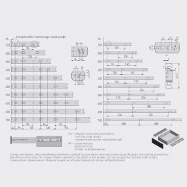 PROWADNICA GTV  KULKOWA GX1   L-300