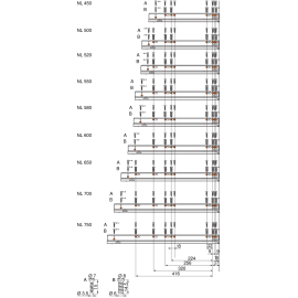 PROWADNICA MOVENTO blumotion S 766H7500S 60kg