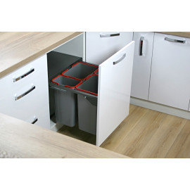 POJEMNIK NA ŚMIECI R  45  JC606 2x9L/1x20l wysoki 