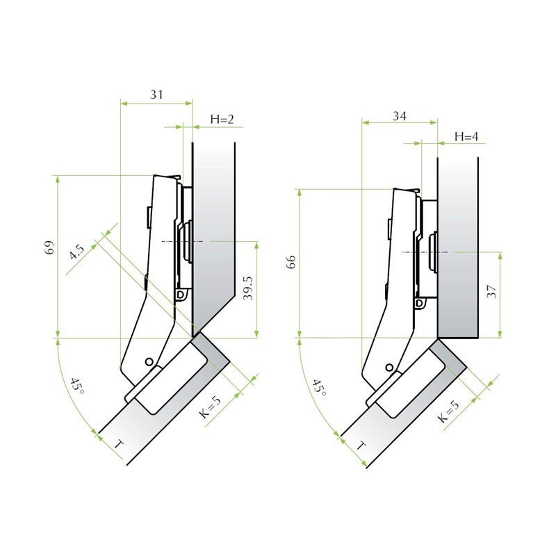 ZAWIAS FGV NAKŁADANY  45'      SLIDE 45