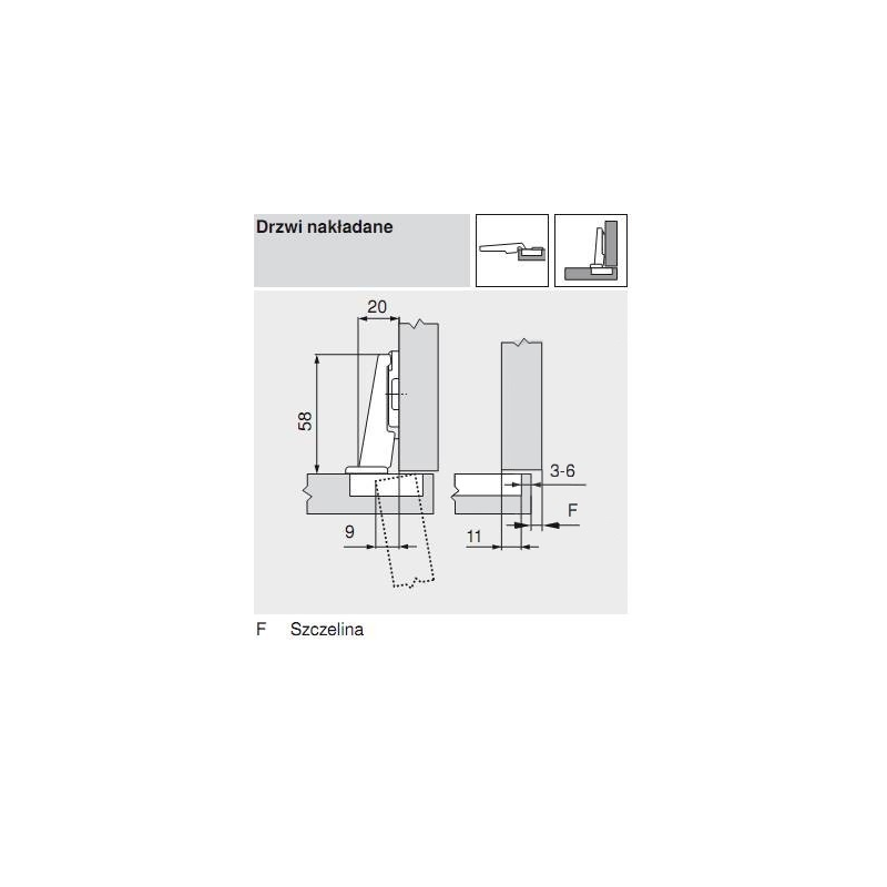ZAWIAS B MODUL  100'  DN         91M2550
