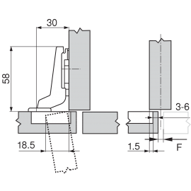 ZAWIAS B MODUL  100'  DB         91M2650