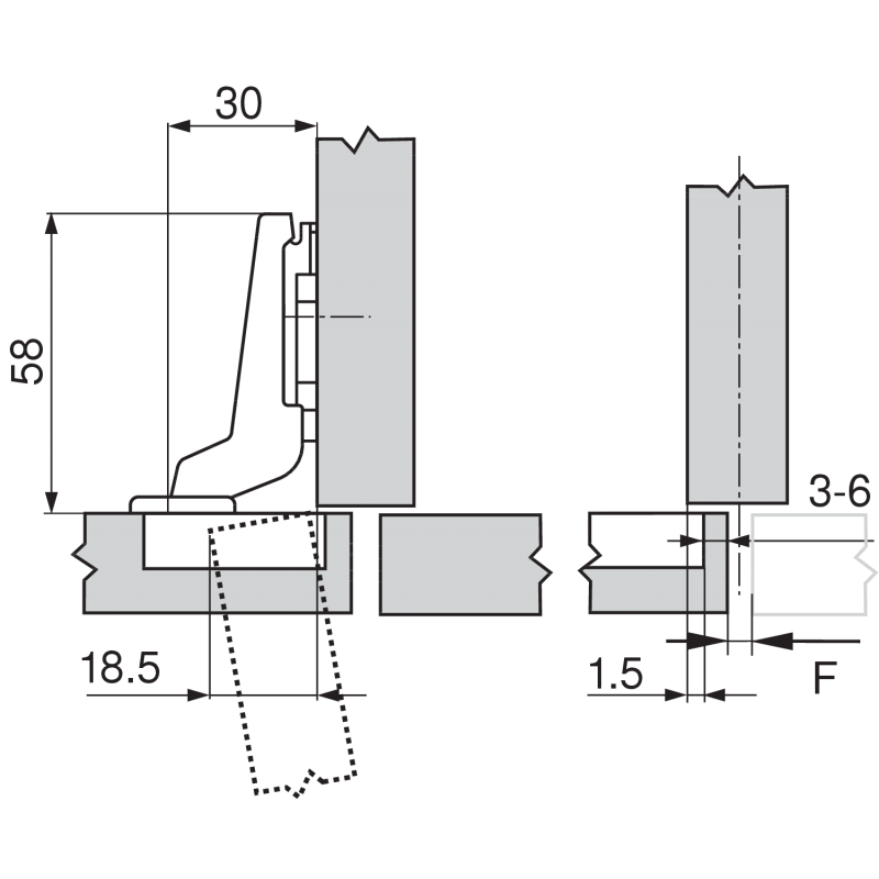 ZAWIAS B MODUL  100'  DB         91M2650