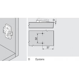PŁYTKA MONTAŻOWA B 171A5070 W-DIST V50  +5'