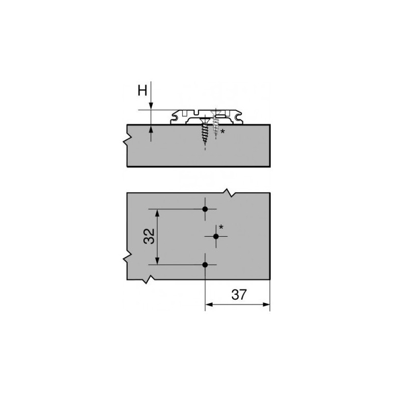 PROWADNIK B CLIP  173H7100 H-0  V500
