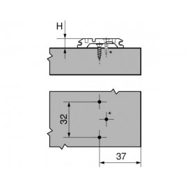 PROWADNIK B CLIP  173H7130 H-3