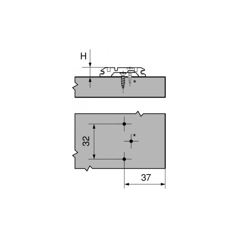 PROWADNIK B CLIP  173L6100 H-0