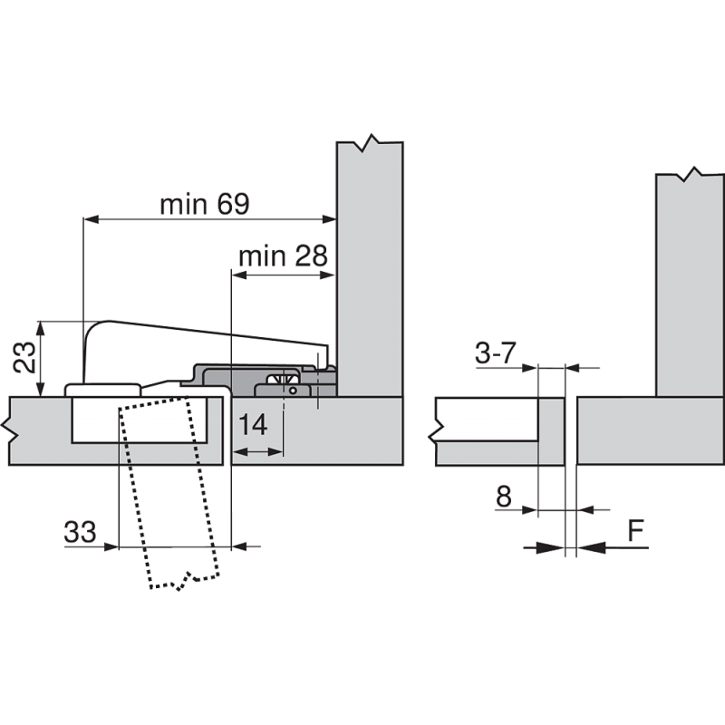 ZAWIAS B MODUL  RÓWNOLEGŁY       99M9550