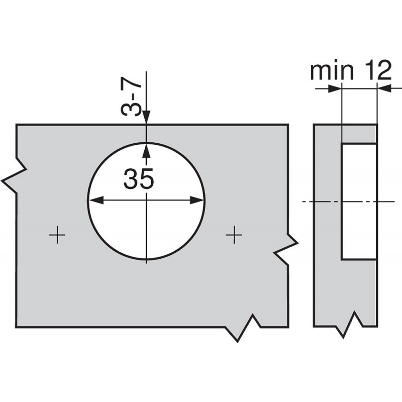 ZAWIAS B CLIPTOP  KĄTOWY  DN     71T9550