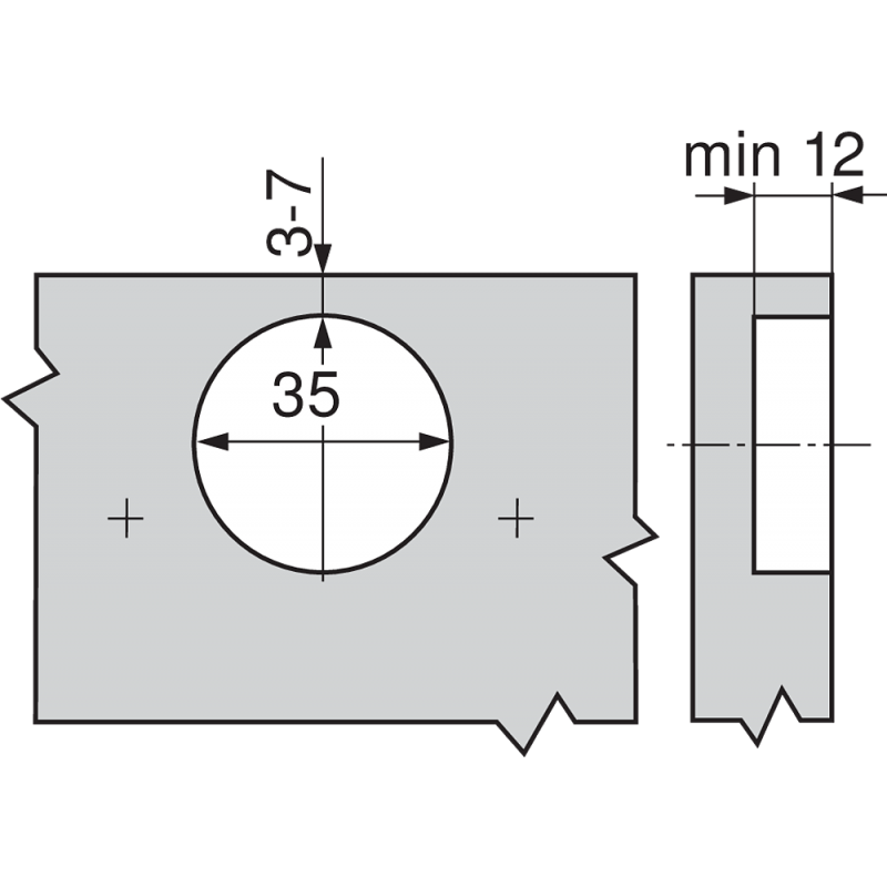 ZAWIAS B CLIPTOP  KĄTOWY  DB     71T9650