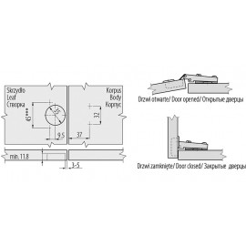 ZAWIAS PUSZKOWY GTV  +PROW  DN  ZP-BICN090BE