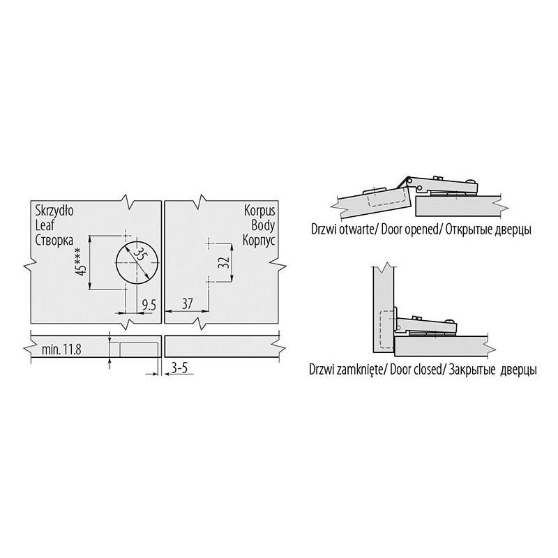 ZAWIAS PUSZKOWY GTV  +PROW  DN  ZP-BICN090BE