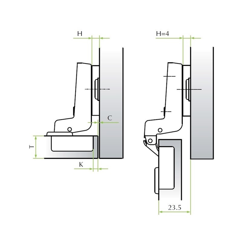 ZAWIAS FGV WEWNĘTRZNY   DW    SLIDE KR15