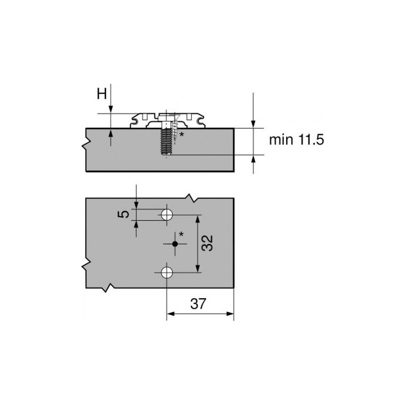 PROWADNIK B CLIP  173L8100 H-0 EURO
