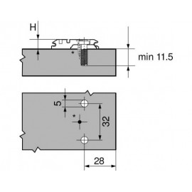 PROWADNIK B CLIP  173L8300  EUR PROWADNIK B CLIP  173L8300  EUR