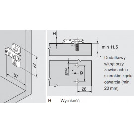 PROWADNIK B CLIP  173L8300  EUR PROWADNIK B CLIP  173L8300  EUR
