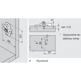 PROWADNIK B MODUL 194K6100 EXP LODÓWKA