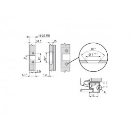 ZAWIAS B CLIP  DO RAM ALU  DW    71T970A