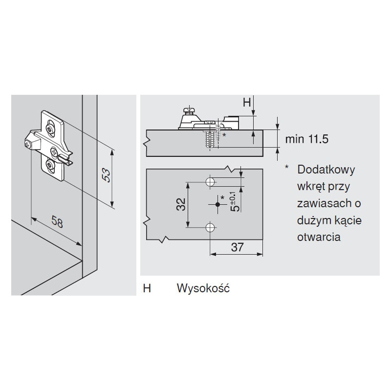 PROWADNIK B MODUL 194E6100 EXP