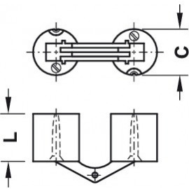 ZAWIAS ZYSA 12MM   HAFELE     341.23.503