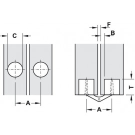 ZAWIAS ZYSA 12MM   HAFELE     341.23.503