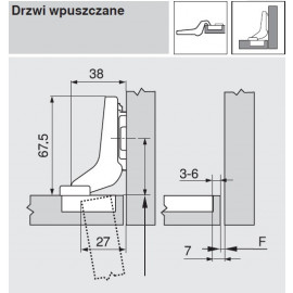 ZAWIAS B CLIP 100'  DW   BS    70M2750