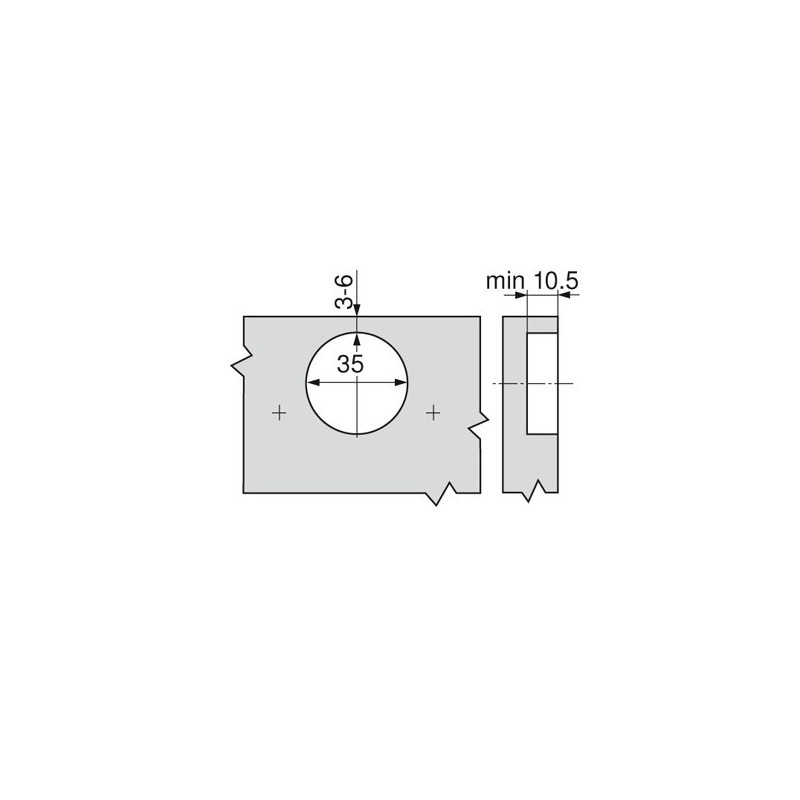 ZAWIAS B CLIP 100'  DW   BS    70M2750
