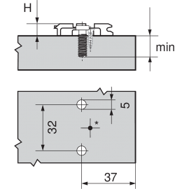 PROWADNIK B CLIP  175L8190.21 EURO H-11