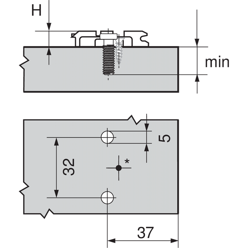 PROWADNIK B CLIP  175L8190.21 EURO H-11