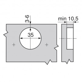 ZAWIAS B CLIP 100'  DB    BS     70M2650