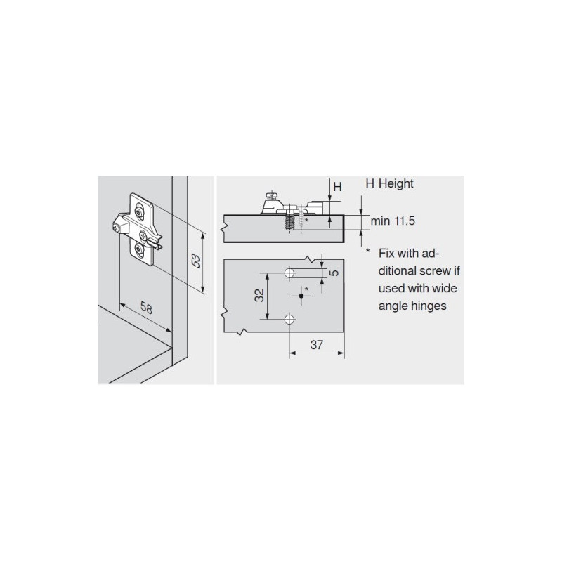 PROWADNIK B MODUL 193L8100 H-0 EURO