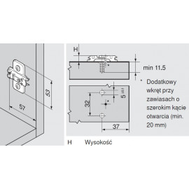 PROWADNIK B CLIP  174E6100  EXPANDO DN