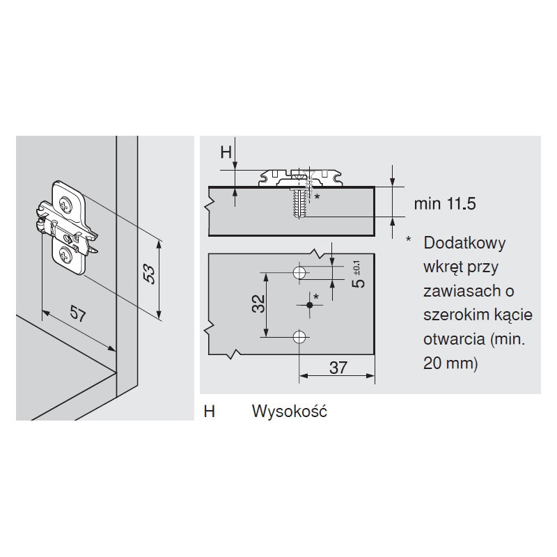 PROWADNIK B CLIP  174E6100  EXPANDO DN