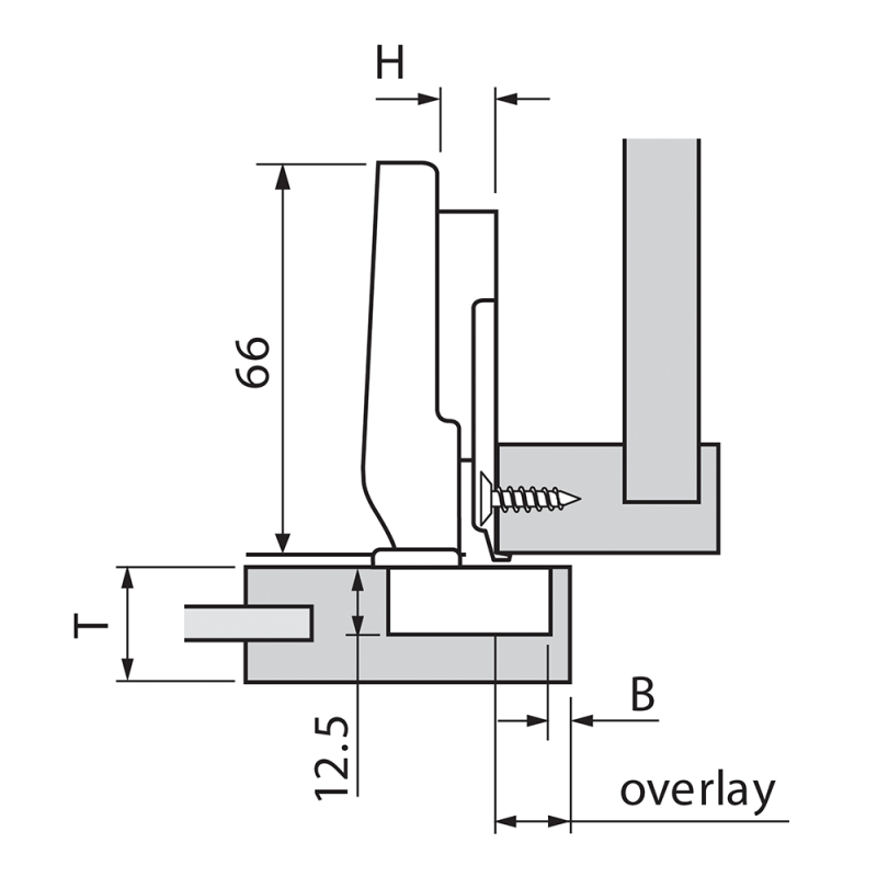 ZAWIAS B CLIPTOP  MINI 94'fi-26  DN    71T0550