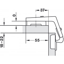 ZAWIAS HAFELE  UZUP 135'                 311.83.536