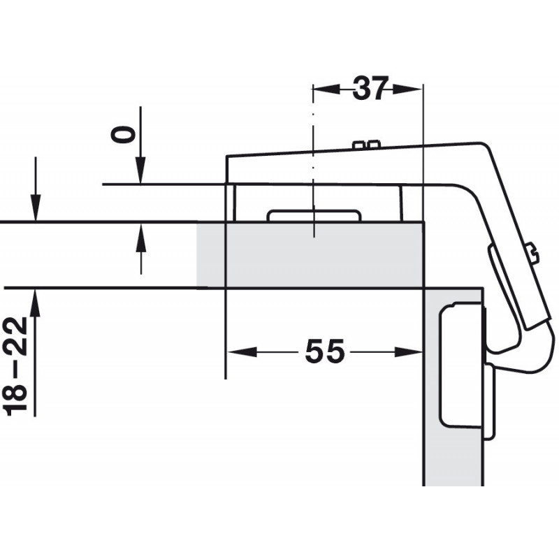 ZAWIAS HAFELE  UZUP 135'                 311.83.536