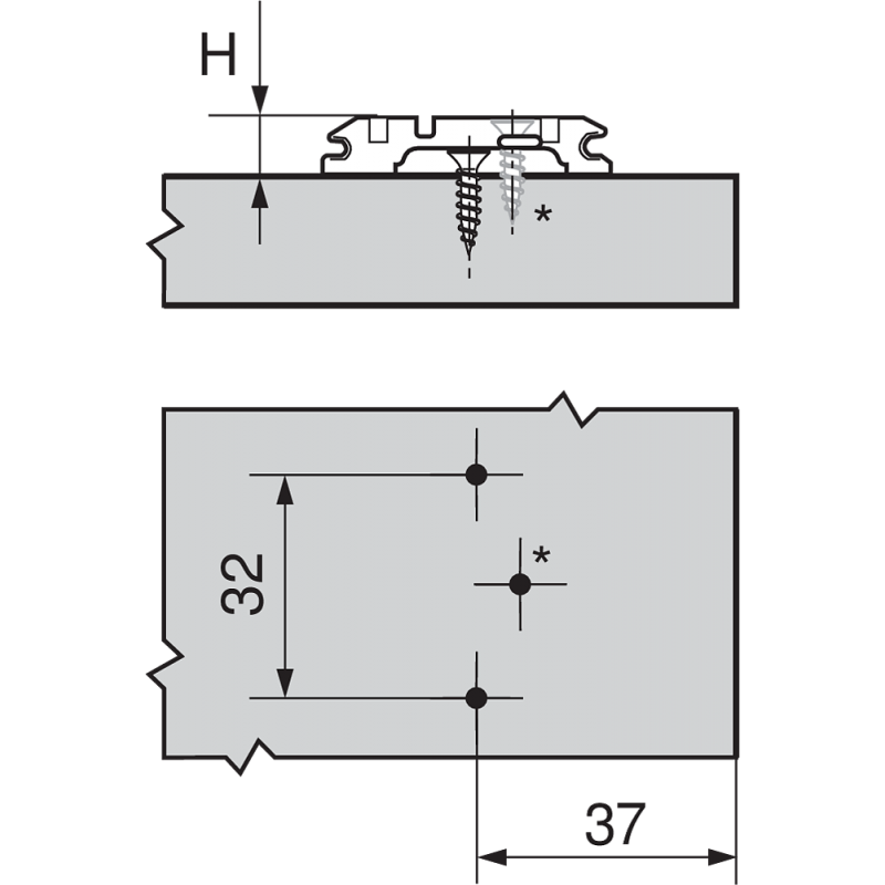 PROWADNIK B CLIP  173L6130 H-3