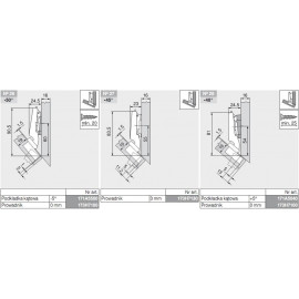 ZAWIAS B CLIPTOP+BLUM  -45'III       79B3450