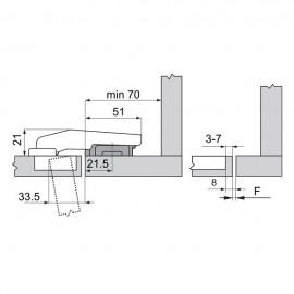 ZAWIAS B CLIPTOP+BLUM RÓWNOL         79B9550