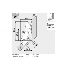 ZAWIAS B CLIPTOP+BLUM  +45'I        79B9658