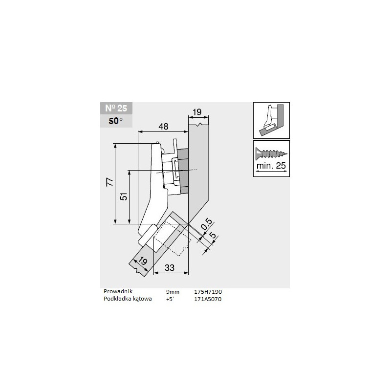 ZAWIAS B CLIPTOP+BLUM  +45'I        79B9658
