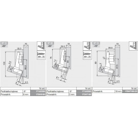 ZAWIAS B CLIPTOP+BLUM  -15'           79B3453