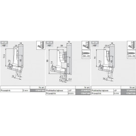 ZAWIAS B CLIPTOP+BLUM  -15'           79B3453
