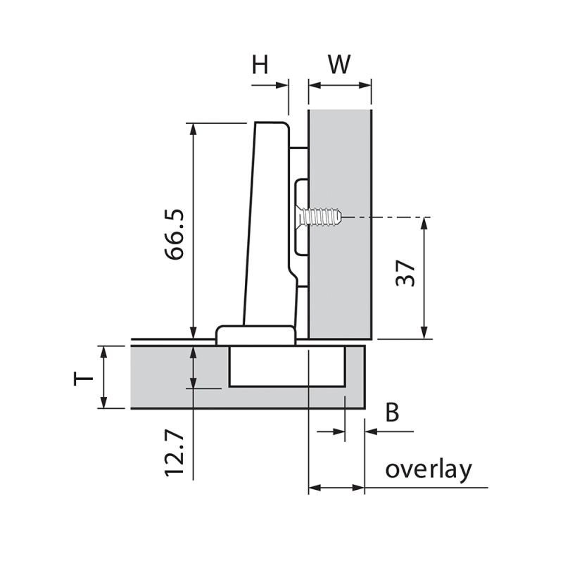 ZAWIAS B CLIPTOP  120  DN  INSERTA  BS    70T5590