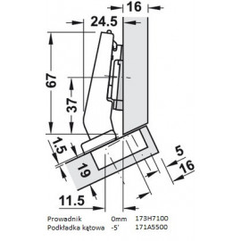 ZAWIAS B CLIPTOP+BLUM  +30'III      79B9456